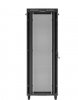 Lanberg Szafa instalacyjna rack stojąca 19 cali 47U 800x1200 czarna drzwi    perforowane LCD (flat pack) V2
